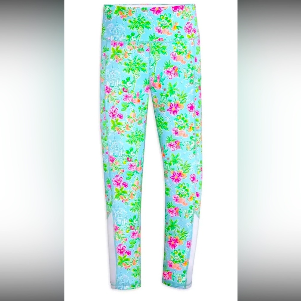 Lilly Pulitzer, Disney Parks, special edition leggings. NWT Large